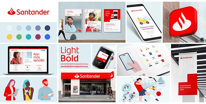 西班牙Santander銀行LOGO設計，改善用戶體驗是王道-6